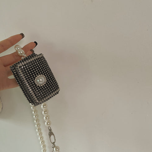 Fashion Belt Rhinestone Mini Crossbody Bag Vintage Waist Bag Waistband Body Jewelry Women Chain Belts - ROUTINE FASHION